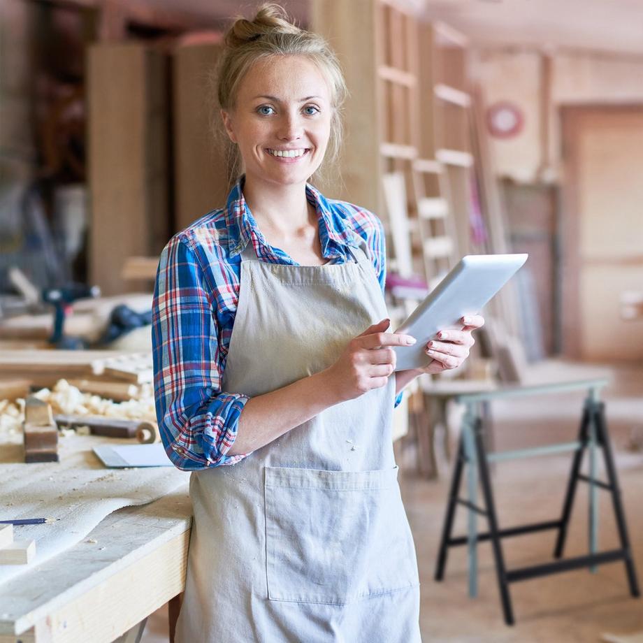 Northix Arbeitsbock Stahl, 2er-Set  