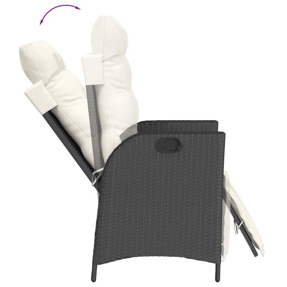 VidaXL set da pranzo da giardino Polirattan  