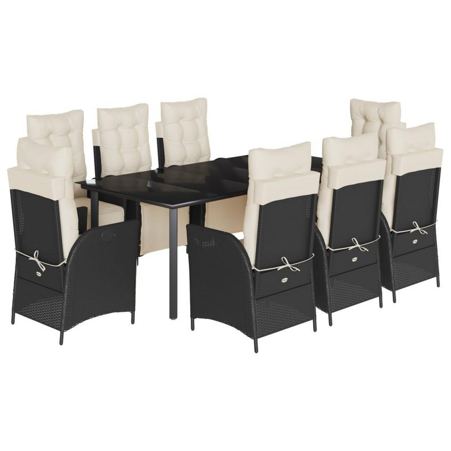 set da pranzo da giardino Polirattan