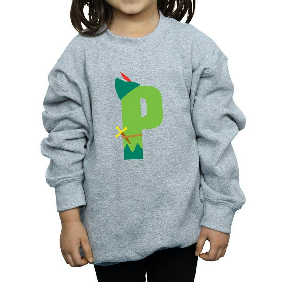 Disney  Alphabet P Is For Peter Pan Sweatshirt 