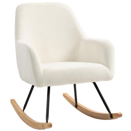 HOMCOM Fauteuil à bascule  