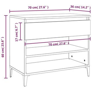 VidaXL Schuhschrank holzwerkstoff  