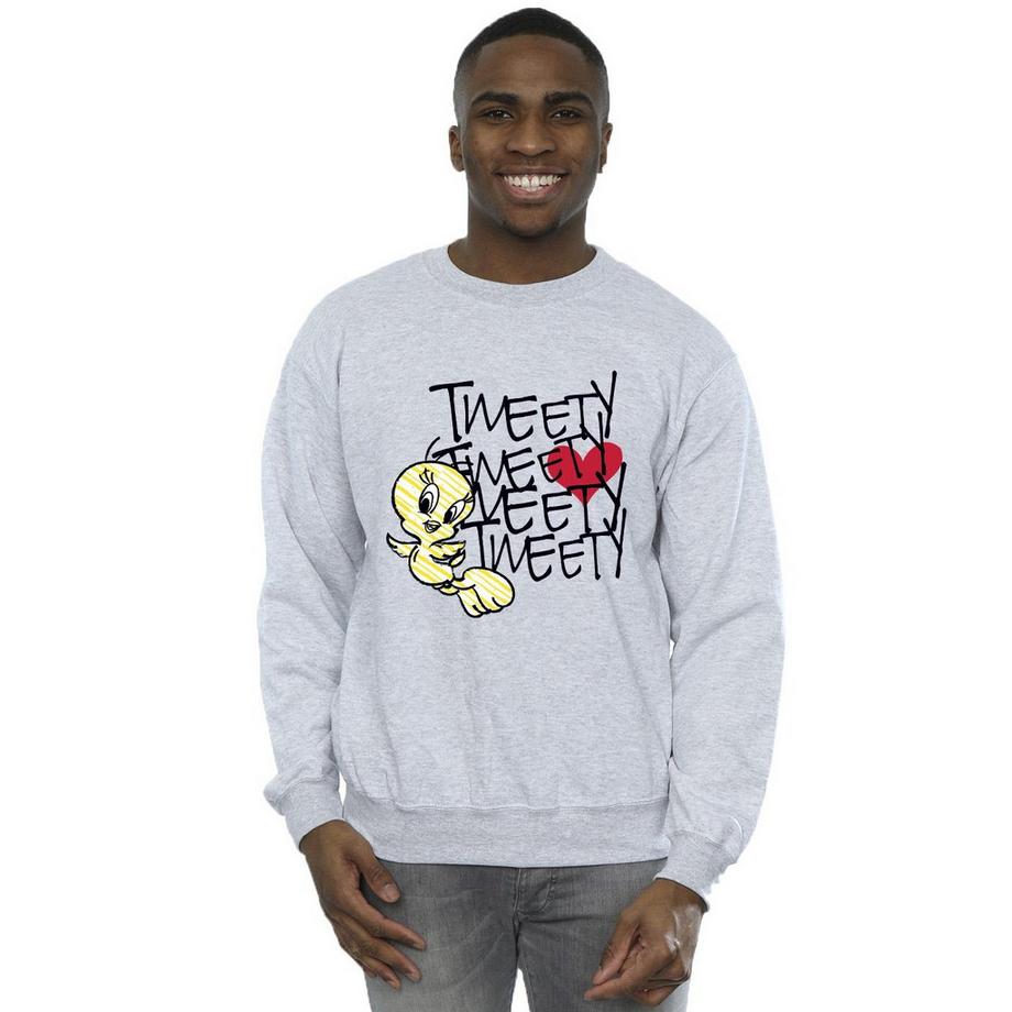 LOONEY TUNES Tweety Bird Imprimé Graphique Sweatshirt  