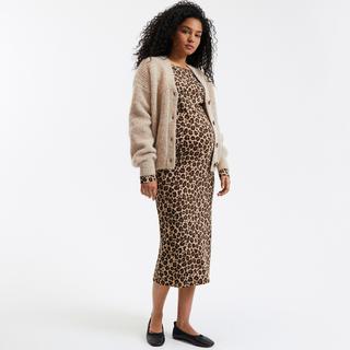 La Redoute Collections  Umstandskleid aus Jersey mit Leopardenprint 