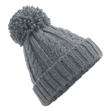 Zopfmuster Melange Beanie