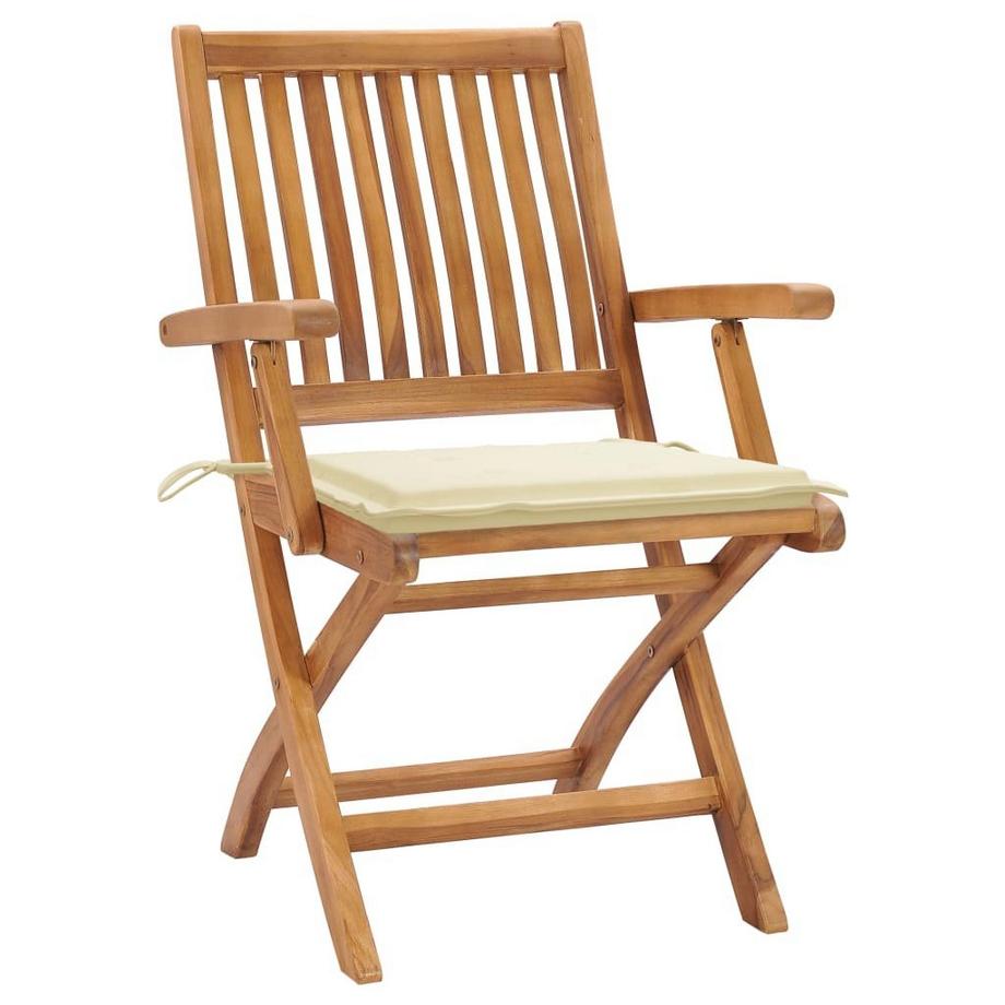 VidaXL Gartenstuhl teak  