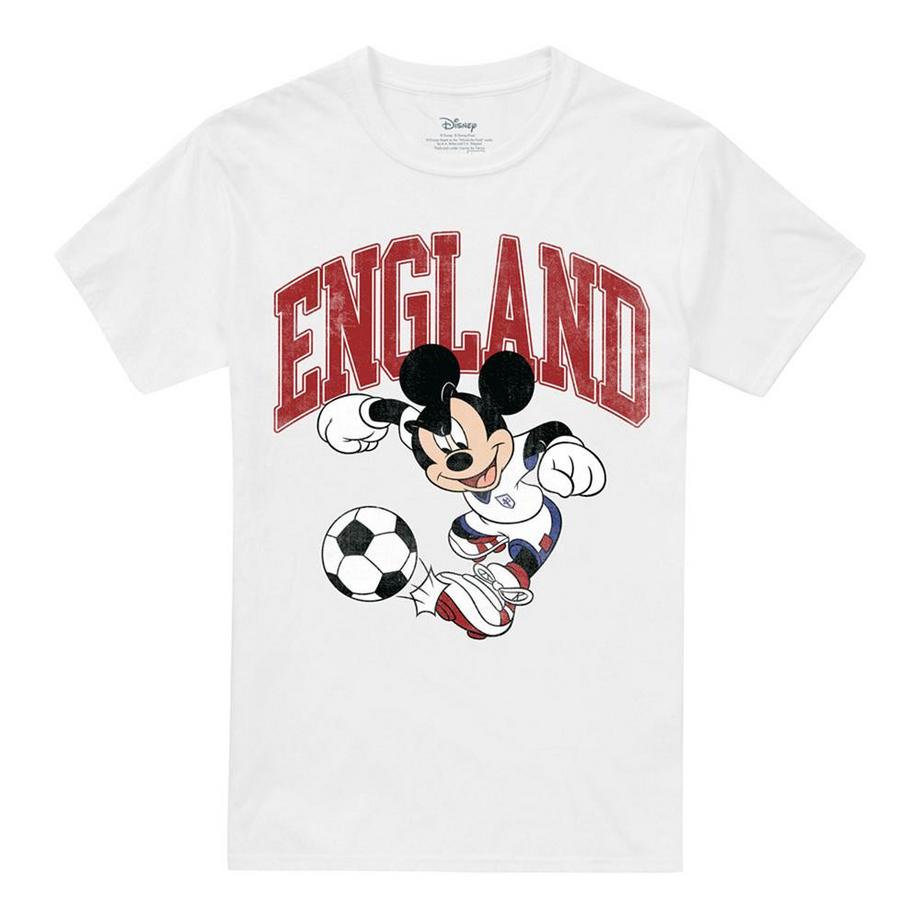 T-ShirtMotif Mickey Mouse Motiftyle Ballon De Foot England