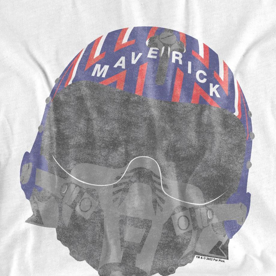 Top Gun Top Gun Maverick Casque Imprimé T-Shirt  