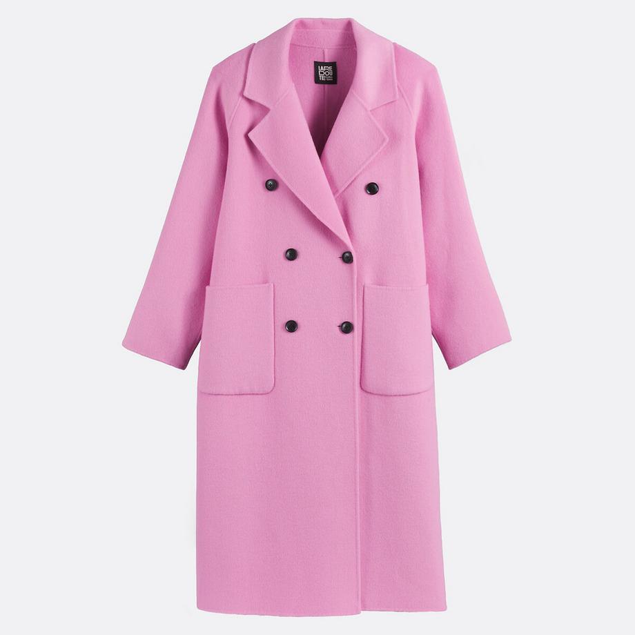 La Redoute Collections Manteau en Laine Mélangée  