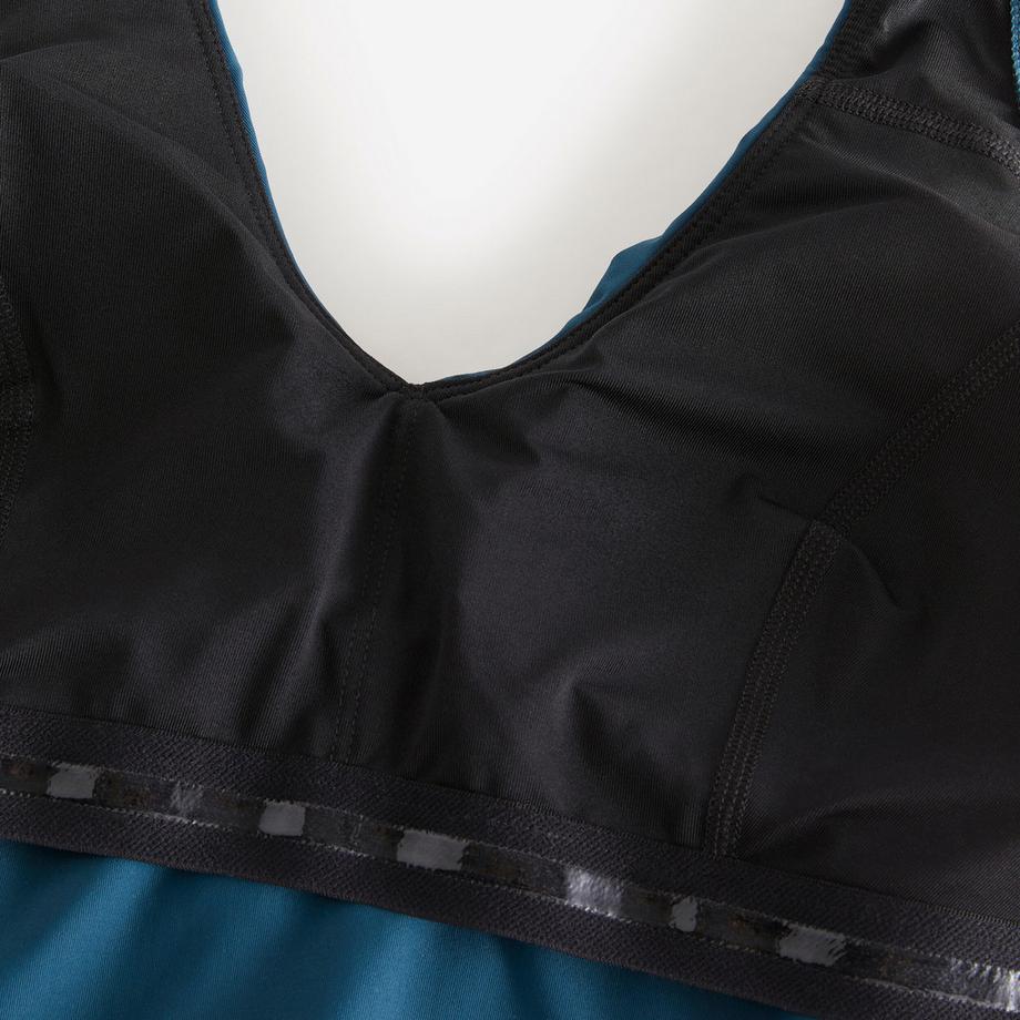 DECATHLON Aquafitness Synthetik Badeanzug  