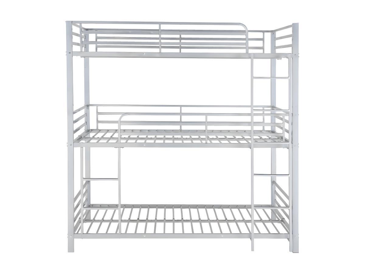 Vente-unique Lits superposés triple 3Métal ELOUAN III  