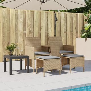 VidaXL Gartensofa poly-rattan  