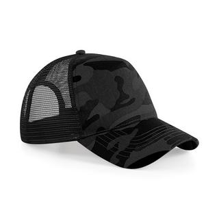 Beechfield Retro Camouflage Trucker Baseball Kappe  