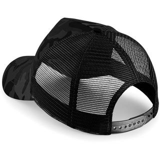 Beechfield Retro Camouflage Trucker Baseball Kappe  