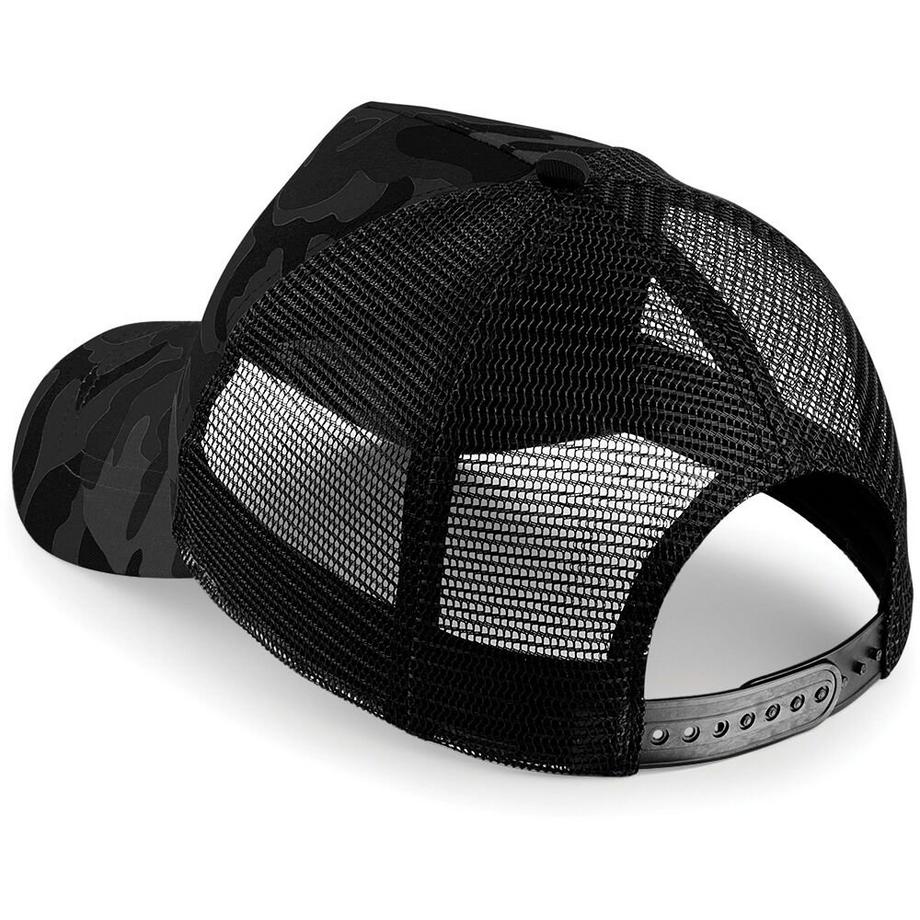 Beechfield Cappellino da baseball Trucker mimetico retrò  