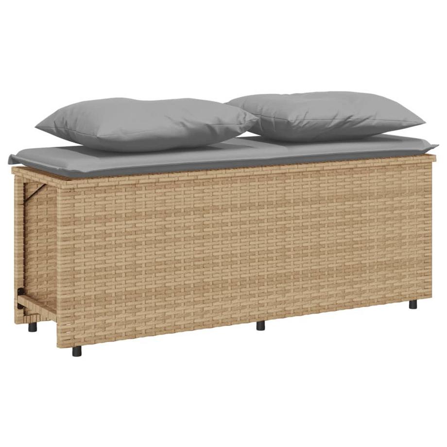 VidaXL Ensemble de salle à manger de jardin rotin synthétique  
