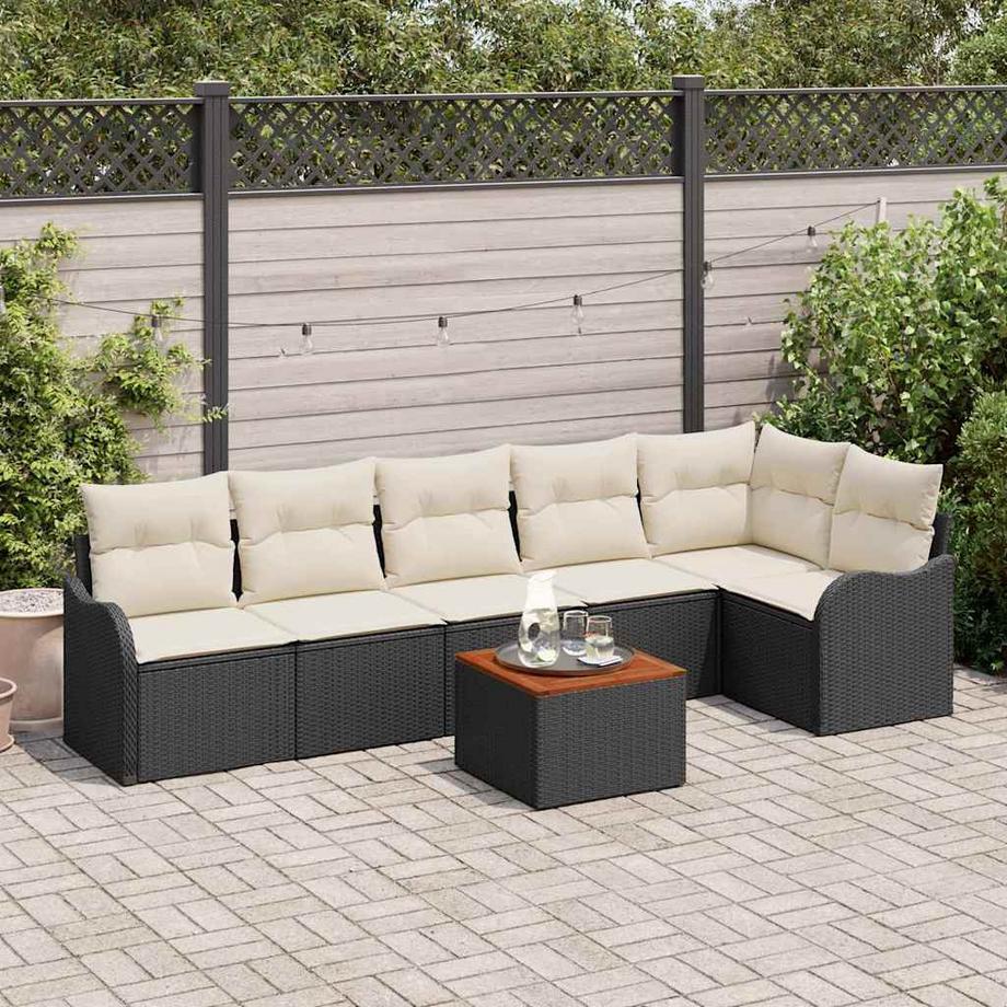 VidaXL Set di divani modulari Polyrattan  
