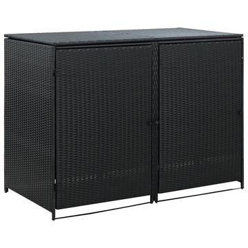 Mülltonnenbox poly-rattan