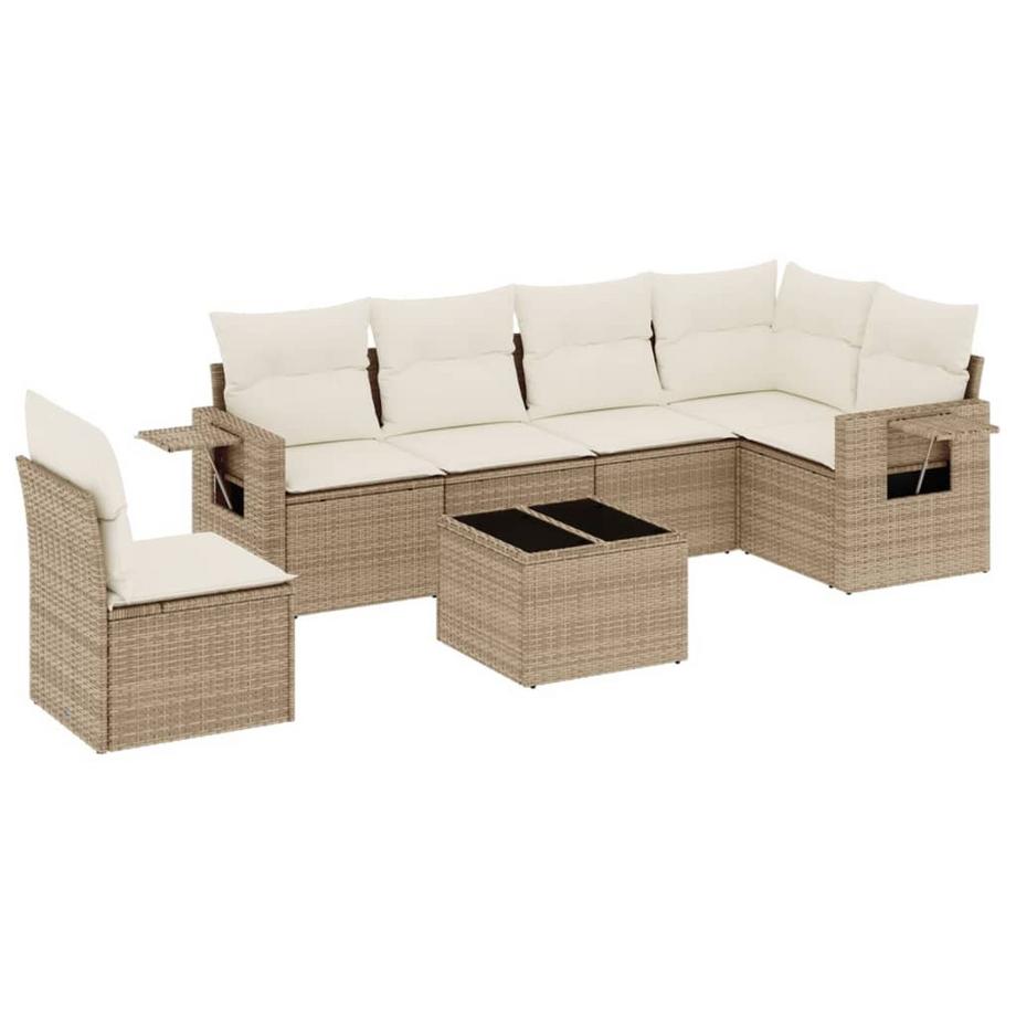 set divano da giardino Polirattan
