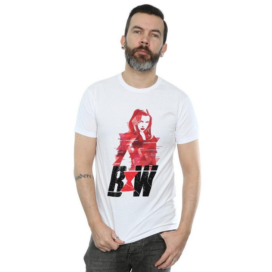 MARVEL Black Widow T-Shirt Stampa Grafica  