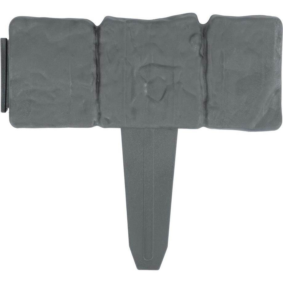 B2X  Bordure de jardin Plonos 250 cm PL-962 gris 