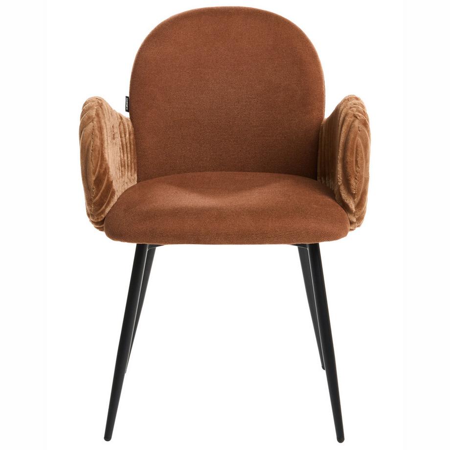 Beliani Set di 2 sedie da pranzo en Tessuto  AMITY  