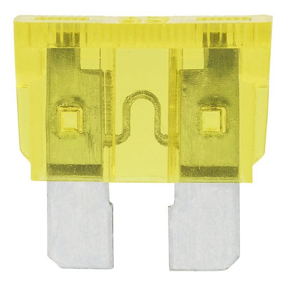 Pricenet  Fusibles à lame standard 20A jaune 6 pièces sous blister 