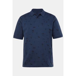 JP1880 Piqué Halbarm Poloshirt Alloverdruck  