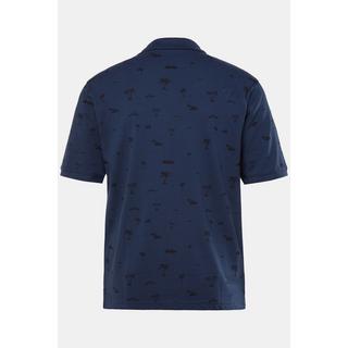 JP1880 Piqué Halbarm Poloshirt Alloverdruck  