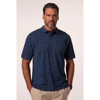 JP1880 Piqué Halbarm Poloshirt Alloverdruck  