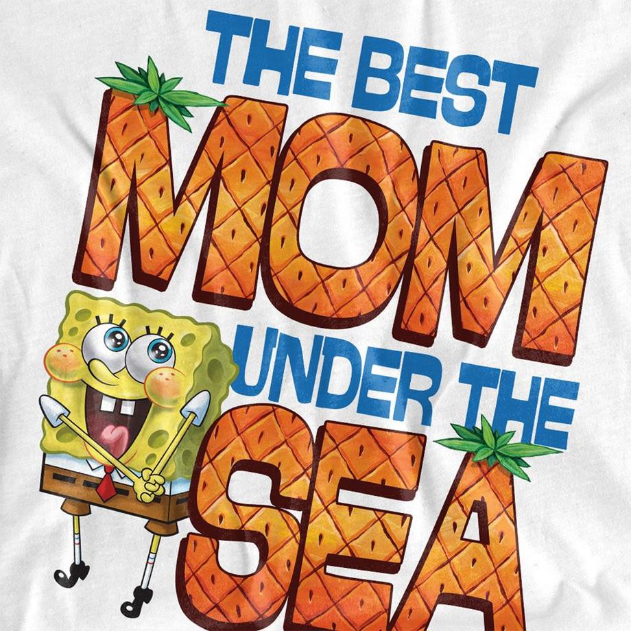 Nickelodeon  T-ShirtFête Des Mères Best Mom Under The Sea 