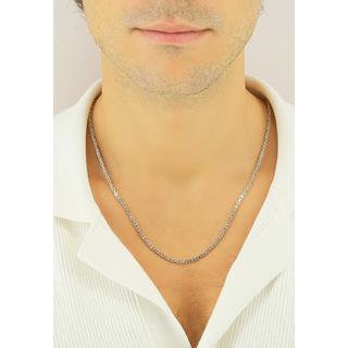 MUAU Schmuck  Collier Collier du roi en or blanc 750, 2.3mm, 45cm 