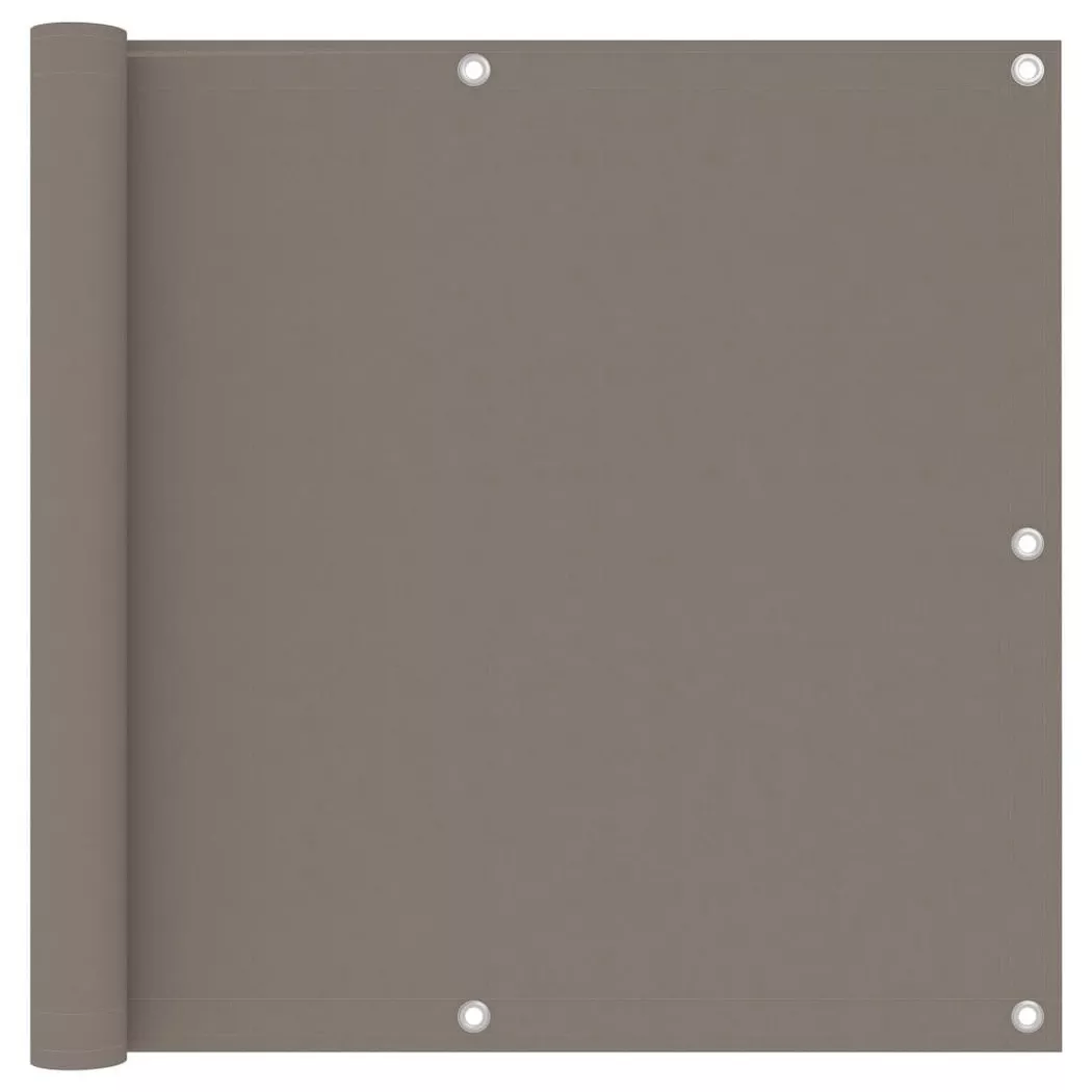 vidaXL Balkon-Sichtschutz Taupe 90x300 cm Oxford-Gewebe