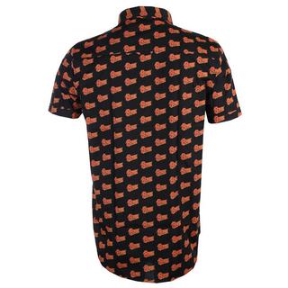 David Bowie Logo Print Kurzarmhemd  