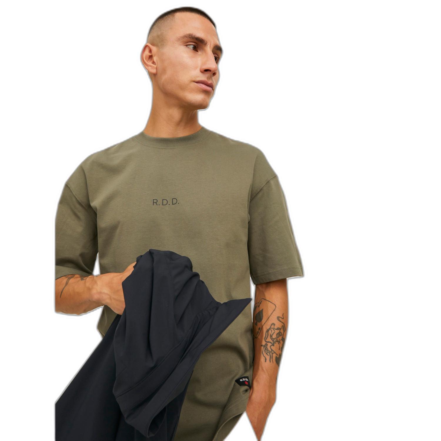 JACK & JONES Calvin SN Kurzarm T-Shirt mit 3D-Druck  