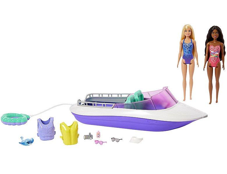 Barbie  Mermaid Power Boot mit 2 Puppen 