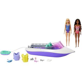 Barbie  Mermaid Power Boot mit 2 Puppen 