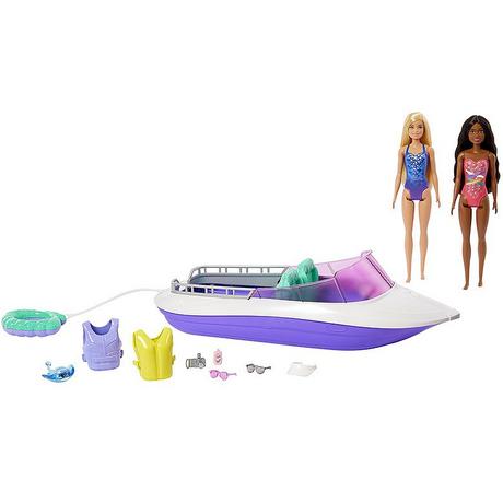 Barbie  Mermaid Power Boot mit 2 Puppen 