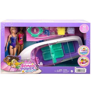 Barbie  Mermaid Power Boot mit 2 Puppen 