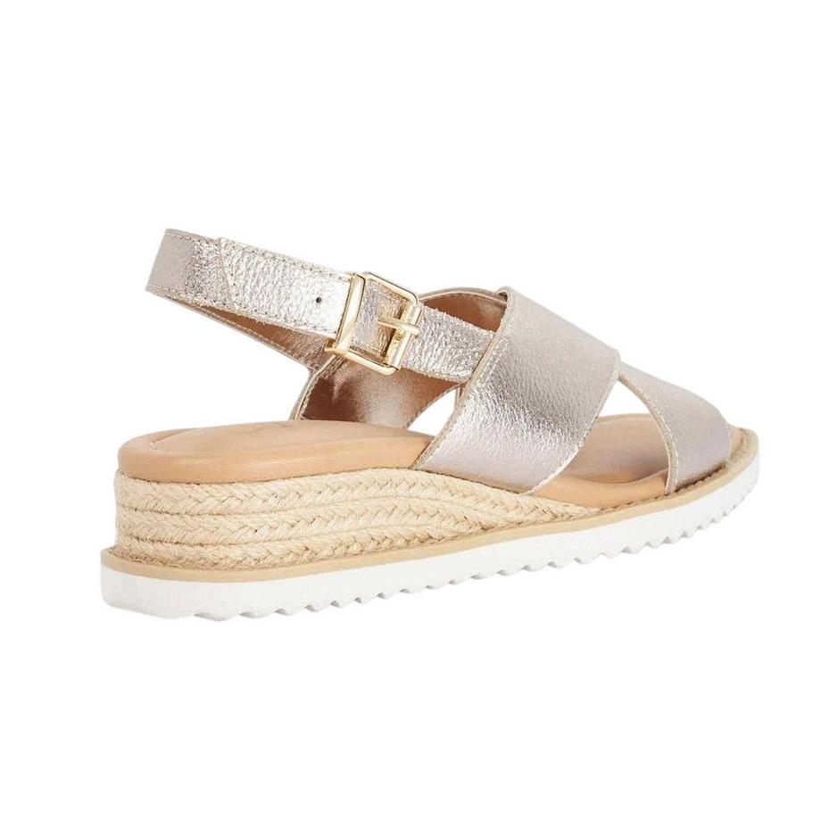 Dune London Sandales Lemesos Cuir Plat  