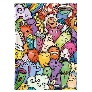 Biella Agenda scolaire mydiary 1 jour par page, Comic - Multicolores  