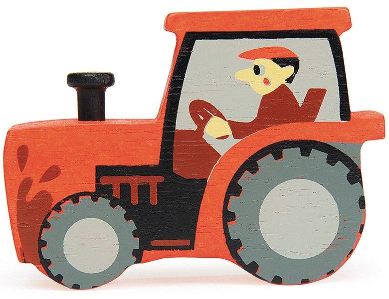 Tender Leaf Toys  Holztier Traktor 