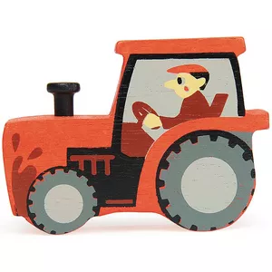 Holztier Traktor