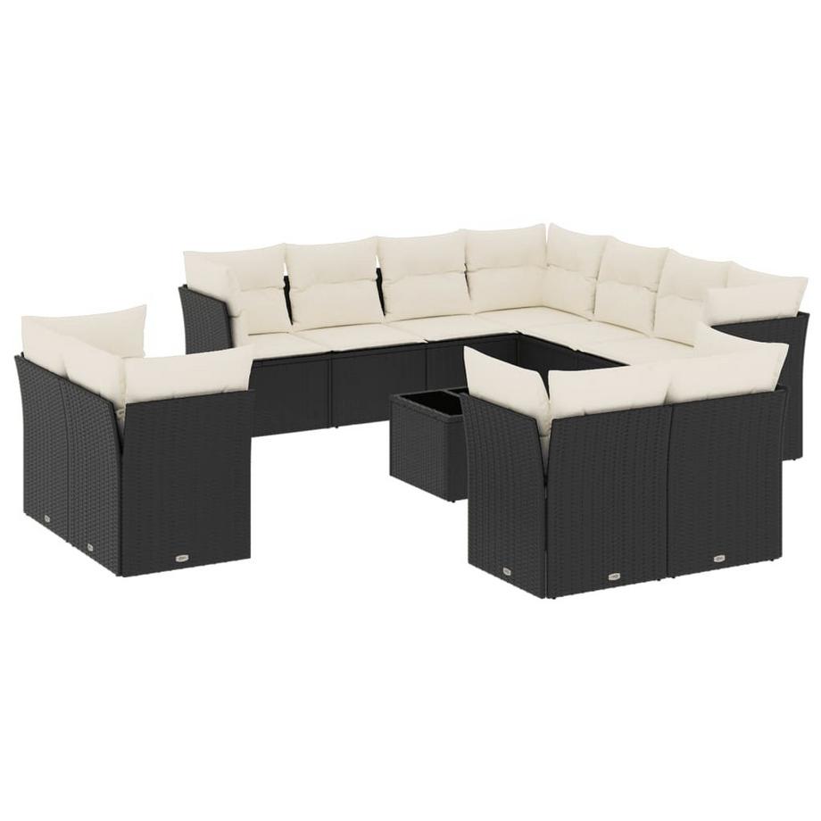 set divano da giardino Polirattan