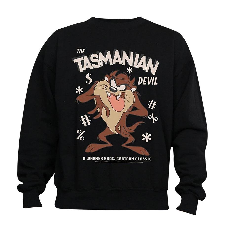 LOONEY TUNES Tasmanian Devil Rundhals-Sweatshirt  