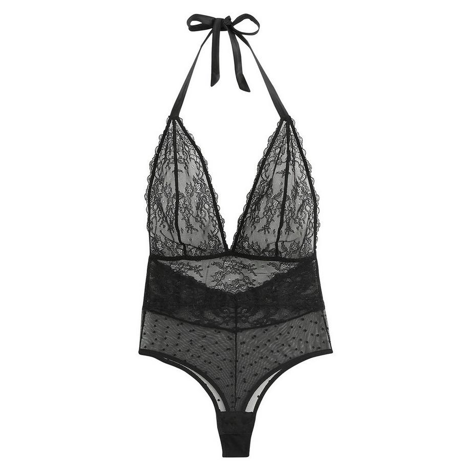 La Redoute Collections Body string en dentelle et tulle  