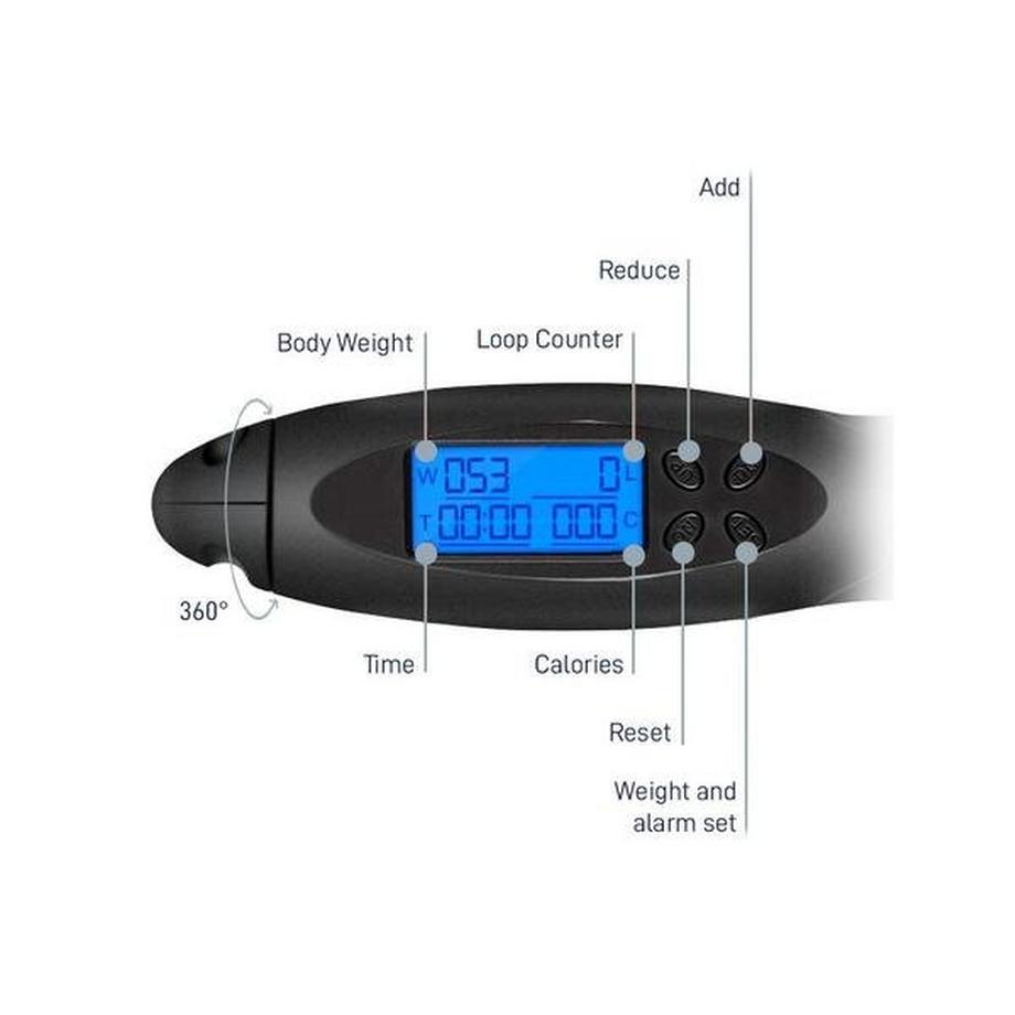 Mikamax  Drahtloses Springseil mit Zähler 