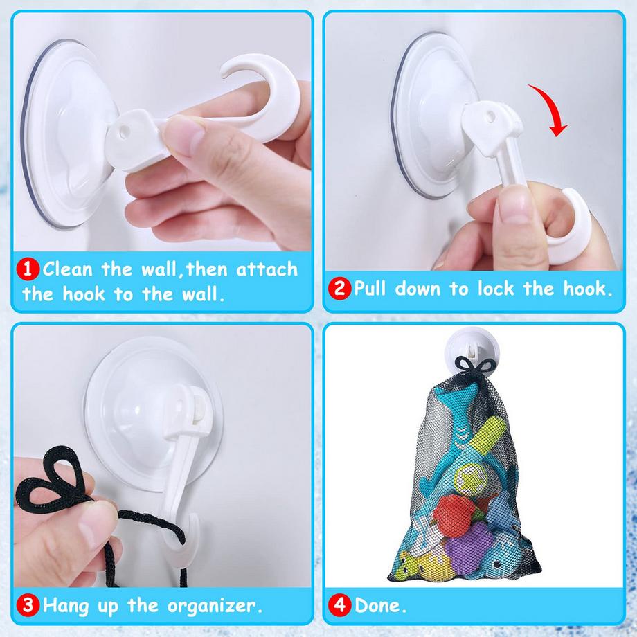 Activity-board  Jouets de bain pour bébés et enfants, jouets de bain à éclaboussures, jouets aquatiques avec filet de pêche pour la douche et la natation 