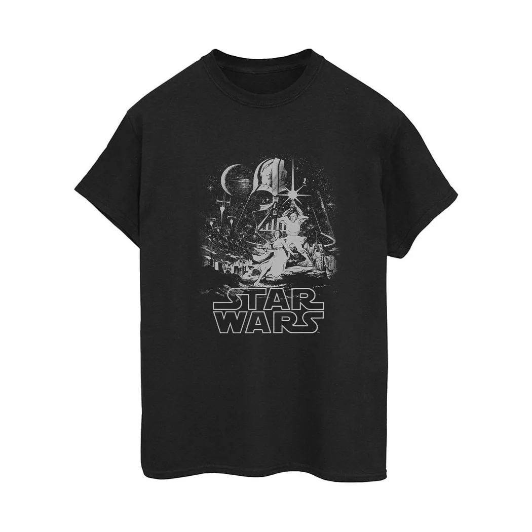 STAR WARS - New Hope TShirt, für Damen, Schwarz, Größe S
