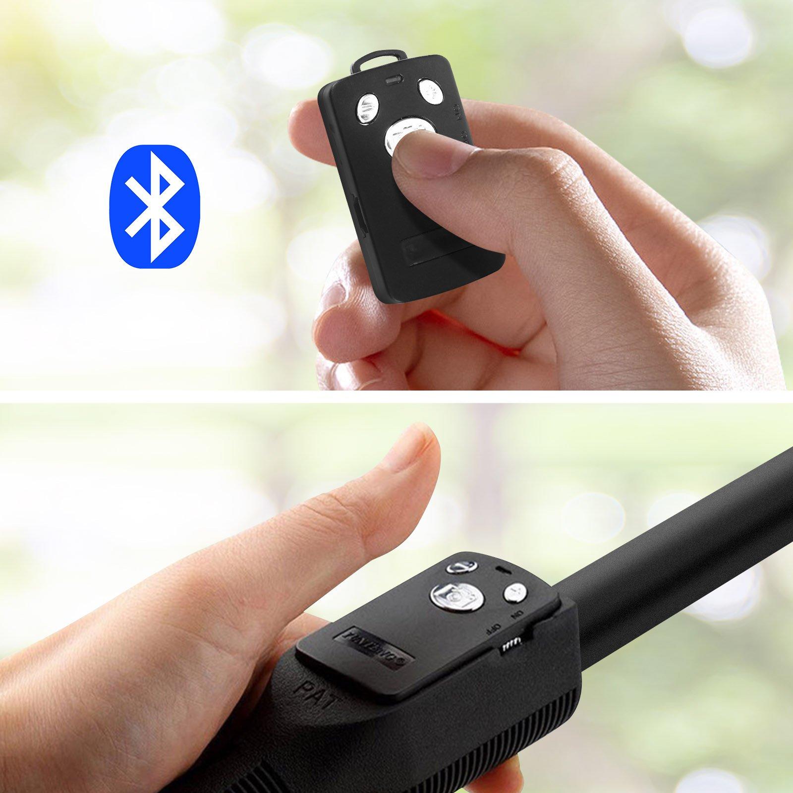 Avizar  Selfie-Stick + Bluetooth Fernbedienung 